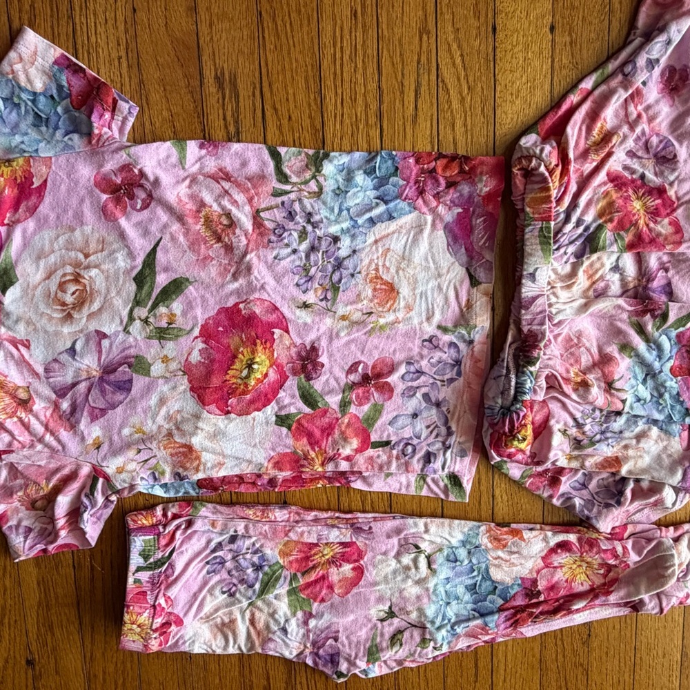 Posh Peanut Pink Floral Matching Set